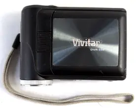 Dvr508-blu Vivitar Dvr 550 5.2mp Handheld Recorder Camera Compact Black Sd Card Wristlet