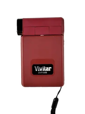 Dvr545 Vivitar Hd High Definition Handheld Camcorder Red Bundle #2