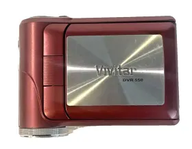 Dvr550 Vivitar Dvr 550 5.0mp Handheld Recorder Camera Compact Red Case N Strap No Card #2