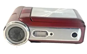 Dvr550 Vivitar Dvr 550 5.0mp Handheld Recorder Camera Compact Red Case N Strap No Card #3