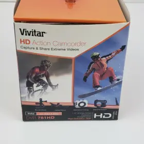 Dvr781hd-sil Vivitar Hd Camcorder Camera Action Waterproof Dvr 781hd 5.1 Mp 4x #3
