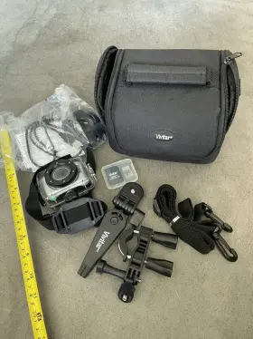 Dvr785hd-blu Vivitar Dvr785 Mini Sports Dvr With 2 In Touch Screen Digital Camera Silver Lot