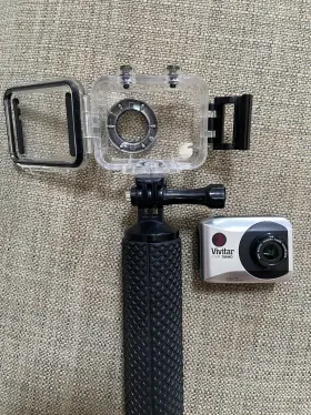 Dvr786hd-blk Vivitar Dvr 786hd Full Hd Action Camcorder And Floating Hand Grip - Silver Used