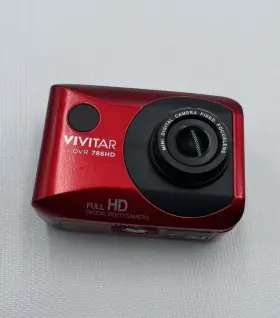 Dvr786hd-red-wm Vivitar Dvr 786 Full Hd Actioncam Camera Very Good