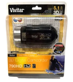 Dvr790hd Vivitar High Definition 3d Digital Video Camera Recorder New Sealed