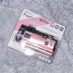 Mdh7000828-pnk Vivitar Popcam Handheld Camcorder 16x Zoom Hd Lcd 3.0 Inch Sd Card Pink