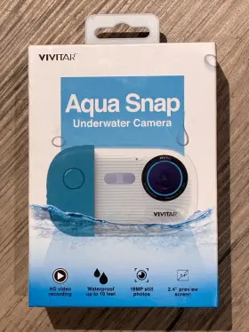 Ve050-noc Vivitar Aqua Snap Underwater Digital Camera With Hd Video Recording