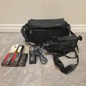 Vm-8350 Vivitar Vm8350 Vintage Camcorder With Batteries And Case 1987