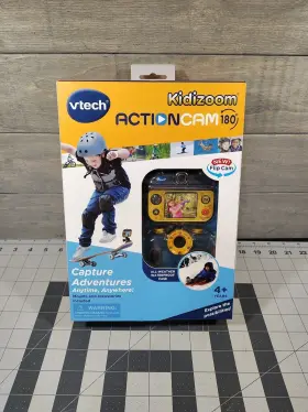 Vtech 417765070006 Kidizoom Action Cam 180 Degrees Yellow 4 And Up New In Box