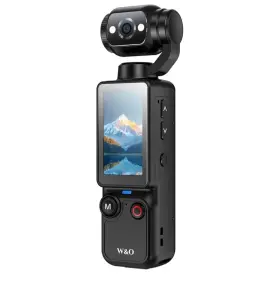 Pzhfga1225019 W&o 2k 1.9 Inch Hd Screen Video Recording Vlogging Camera Portable Rechargeable