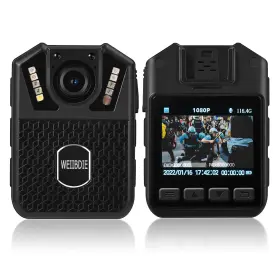 Weiibdie 727458221633 Body Cameras With Audio And Video Recording 1080p 128g Memory Night Vision 30