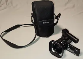 Hdv-2052ltrm Welcam Digital Camcorder Ir Fhd 42mp 128gb Sd In Nikon Bag Missing Charger