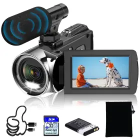 48mp Weochi Wc01 Video Camera Camcorder Ultra Hd 4k Digital Cameras Recorder For Youtube