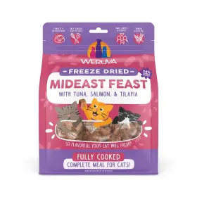Weruva 810028245310 Cat Freeze Dried Mideast Feast With Tilapia 7oz Bag