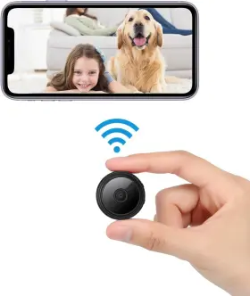 X W Ei Union 631514597191 Secrect Camera Mini Spy Wifi Hidden Video Recorder Small Gray