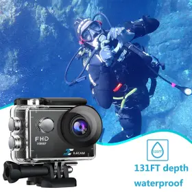 Xilecam 780669352619 Action Camera 1080p 30fps Sports 40m/131ft Underwater Waterproof With #3
