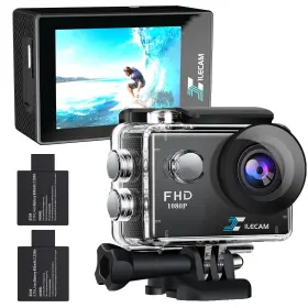 Xilecam 780669352619 Action Camera 1080p 30fps Sports 40m/131ft Underwater Waterproof With