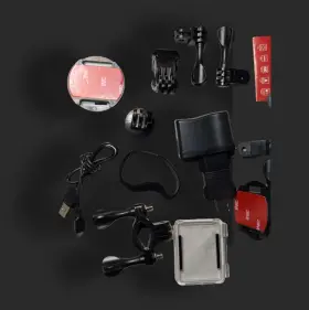 Yac401 Yashica 4k Action Camera With Mount #3