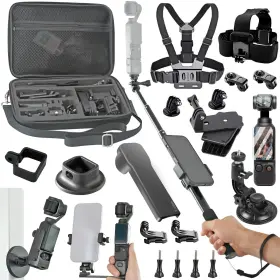 Yn25000 Yoethan Accessories Kit For Dji Osmo Pocket 3 Case Magnetic Bracket Desktop