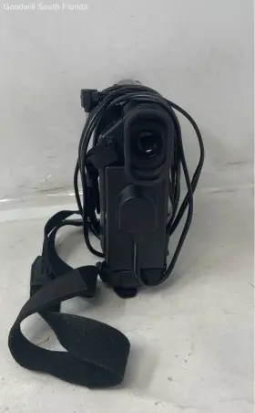 Vm8300 Zenith Black 8 1 Power Zoom Variable Shutter Video Camcorder Not Tested #2
