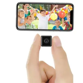 Agwf-1 Zhoucxzda Mini Indoor Wireless Wifi Camera Small Home Security Cameras 2025 Tiny Black