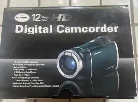 Zoom 180031000986 Cobra Digital Video Camera Camcorder With Box And Original Accessories