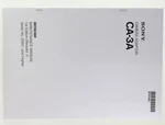 User Manual Sony CA-3A Camera Adaptor Instructions. Fixed Price $30.30.
