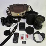 Sony Nightshot Ir Camera Kit Paranormal Moon Rare Japan Olympus Lens 72-55. Fixed Price $240.00.