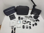 Gopro HERO4 Silver Bundle W/ 3 Batteries & Tons Of Extras - Tested Excellent. Fixed Price $79.83.