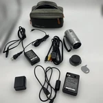 Panasonic HDC-TM90 Silver Full Camcorder Video Camera 64GB 21X Zoom W/battery. Fixed Price $130.99.
