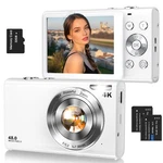 4K Digital Camera For Photography Autofocus, Upgraded 48MP Vlogging 16X. Fixed Price $41.99.