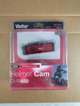 Vivitar Dvr 480 Helmet Camcorder Recorder Camera Red New/sealed. Fixed Price $27.50.