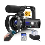 Video Camera, 8K Camcorder 48MP Vlogging For Youtube 18X Digital Zoom .... Fixed Price $206.23.