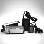 Panasonic HC-V100M Silver Full Hd Digital Video Camera Camcorder 8GB W/battery. Fixed Price $145.99.