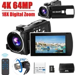 4K Camcorder Video 64MP Vlogging Youtube Recorder Cameras. Fixed Price $55.99.