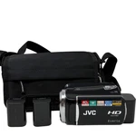 Jvc Everio Camcorder GZ-HD520BU 120GB Hdd 40X Optical Zoom Black Case Bundle. Fixed Price $29.95.