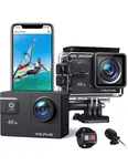 Wolfang Action Camera 4K 60FPS 24MP GA300, Wifi Eis Touch Screen Sports. Fixed Price $89.29.