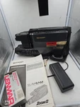 Sharp Slim Zoom 12 Camcorder Model VL-L50 1992 & Battery For Parts Repair. Fixed Price $24.99.