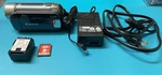 Canon FS200 2000X Digital Zoom Video Camcorder W/accessories. Fixed Price $135.00.