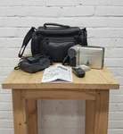 Sharp Viewcam VL-E630U 8MM Analog Camcorder Case, Charger, Remote Manual Works. Fixed Price $135.00.