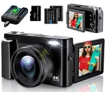 4K Digital Camera For Photography Uhd Autofocus 48MP 180 Flip Screen 16X Zoom. Fixed Price $31.49.