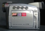 Canon Digital Video Camcorder ZR90 Pre-owned With Accessories. Fixed Price $70.00.