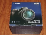 Open Box - Canon Powershot SX540 Hs 20.3 Mp Camera Black 013803269338. Fixed Price $399.99.