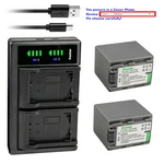 Kastar Battery Lcd Dual Charger For Sony NP-FP90 NP-FP91 & HDR-HC3E. Fixed Price $9.99.