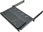 Electriduct Keyboard Tray - Fully Extendable Universal 19" 1U, Dark Gray. Fixed Price $67.89.