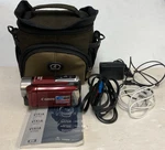 Canon Vixia Hf R10 8 Gb Digital Camcorder Red Charger Cable Battery Case. Fixed Price $82.99.