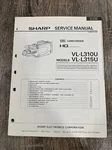 Vintage Sharp VL-L310U Service Manual And Operation Camcorder Vhs. Fixed Price $26.00.