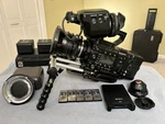 Sony PMW-F5 Cinealta 4K Camera Package + Red Lens, Pl & Ef Mounts, Media Case. Fixed Price $3450.00.
