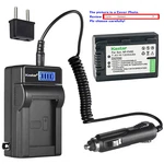 Kastar Battery Lcd Ac Charger For Sony NP-FH50 & DCR-SR82 DCR-SR85 DCR-SR87. Fixed Price $8.99.