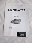 Magnavox Vhs Camcorder System Owner's Manual Model CVR315AV01. Fixed Price $8.96.